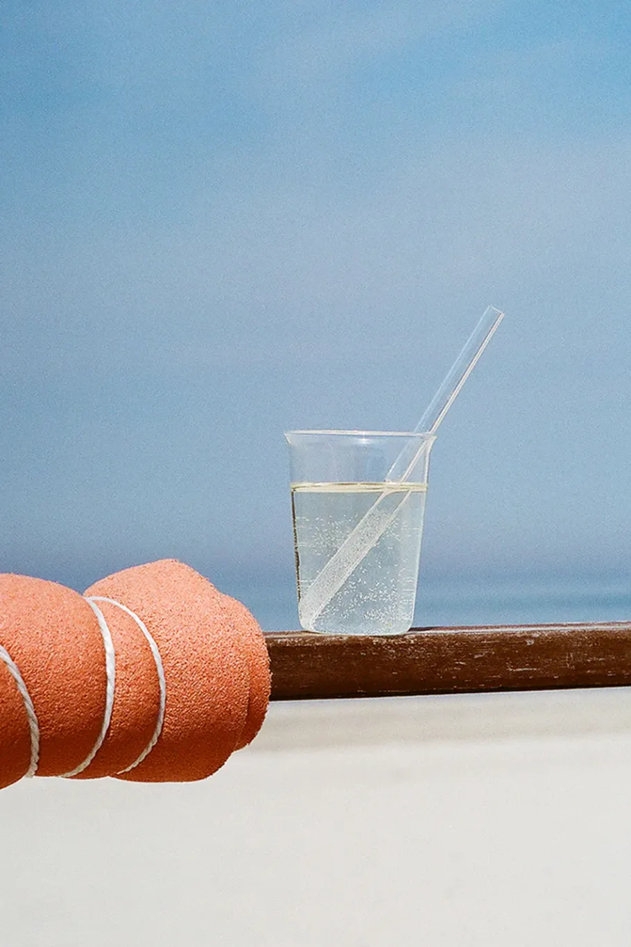 Hot Rotholz Christian Metzner - Resort Glasstrohhalme-Set - Transparent