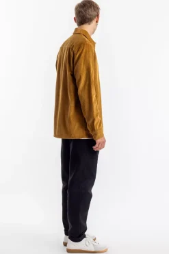 New Rotholz Cord Hemd Bio Baumwolle - Toffee