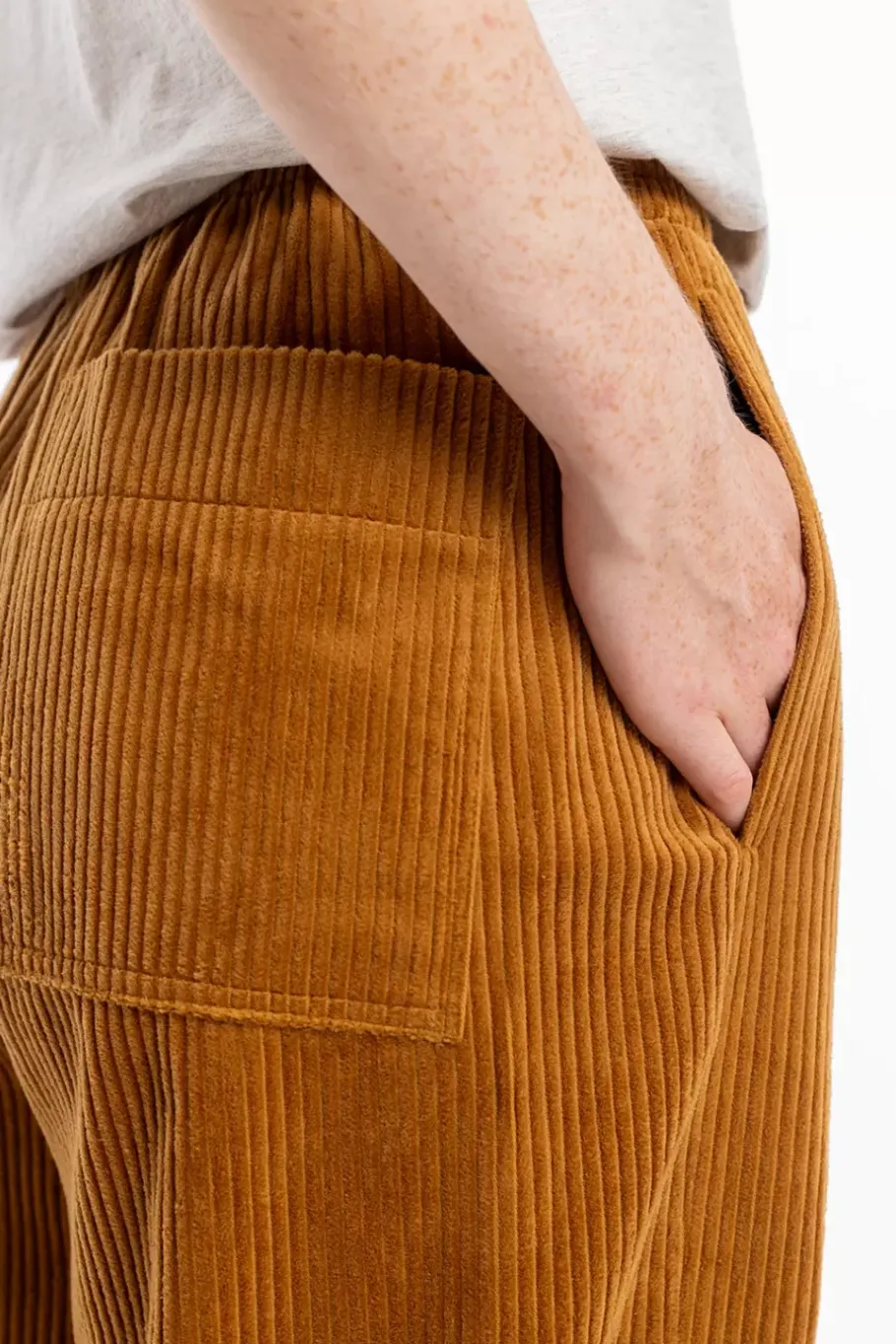 Rotholz Cord Hose Bio Baumwolle - Toffee