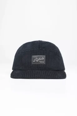 Online Rotholz Cord 5-Panel Cap Bio Baumwolle - Dunkelblau