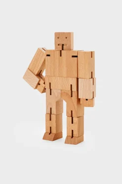Discount Rotholz Cubebot Figur Aus Buche