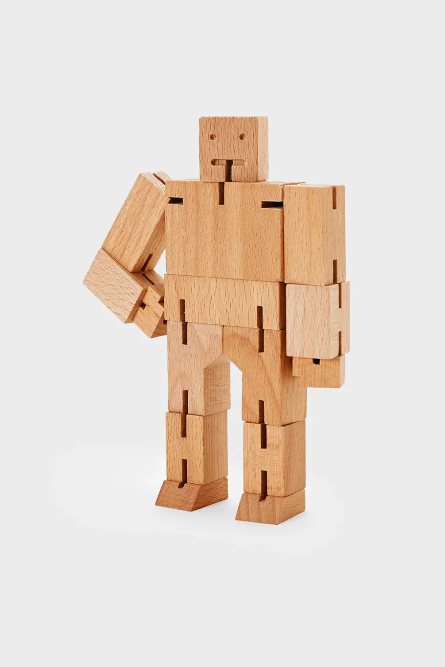 Discount Rotholz Cubebot Figur Aus Buche