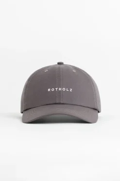 Rotholz Dad Cap Aus Bio-Baumwolle Grau