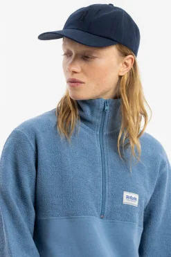 Online Rotholz Divided Half Zip Bio Baumwolle - Hellblau