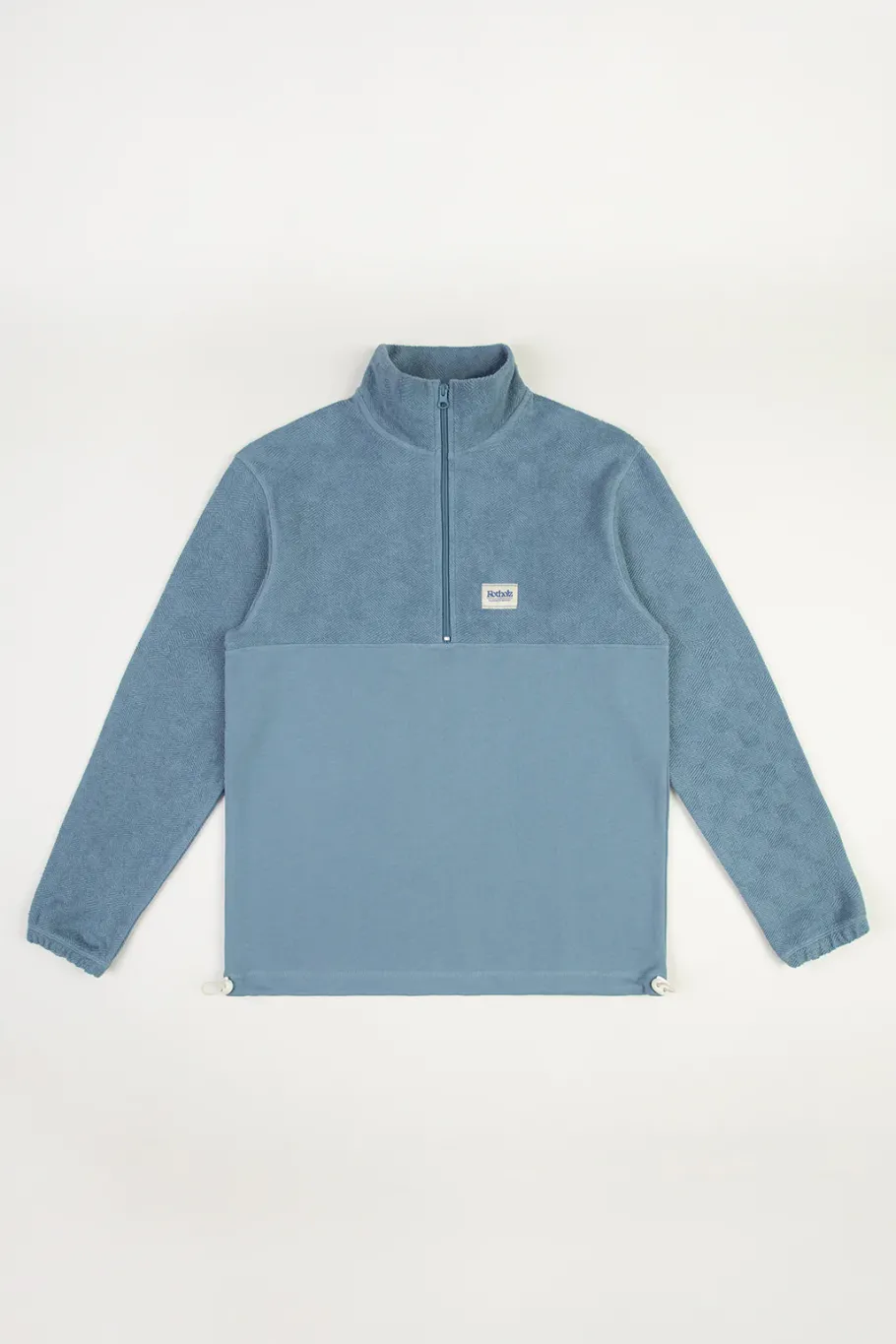Online Rotholz Divided Half Zip Bio Baumwolle - Hellblau