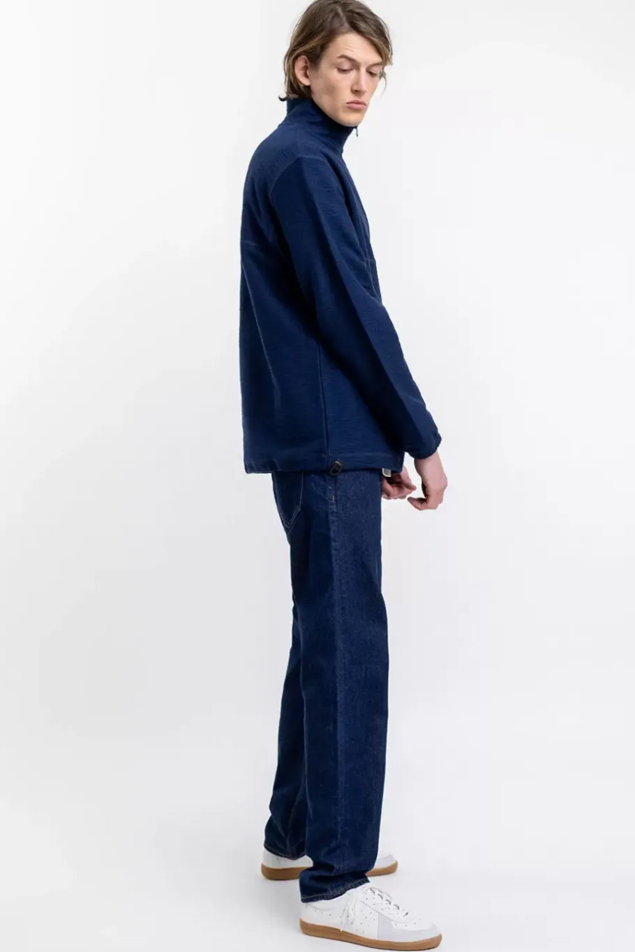 Clearance Rotholz Divided Half Zip Sweatshirt Blau