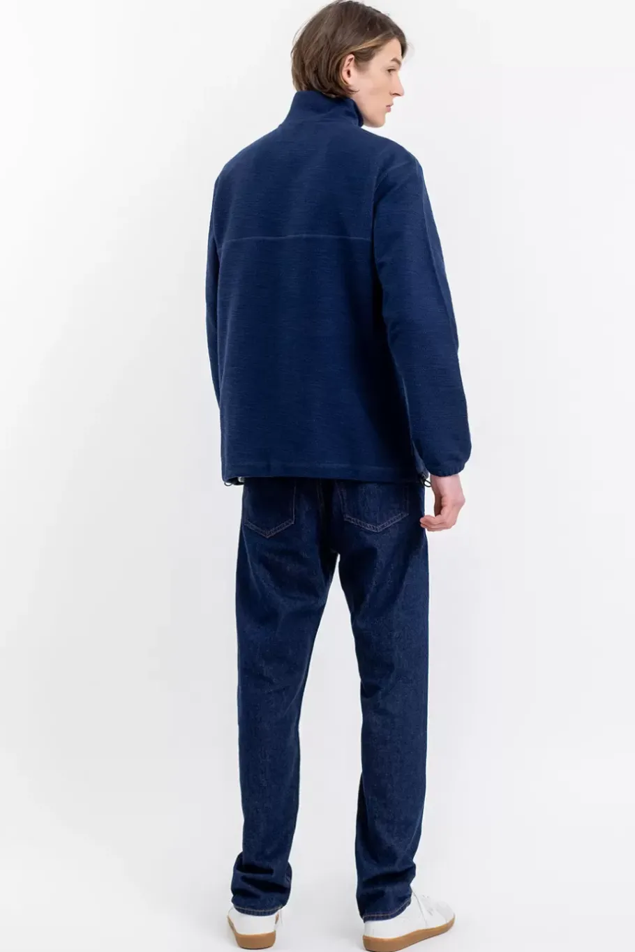 Clearance Rotholz Divided Half Zip Sweatshirt Blau