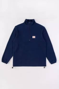 Discount Rotholz Divided Half Zip Sweatshirt Blau