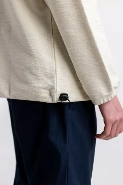 Outlet Rotholz Divided Half Zip Sweatshirt Off-White