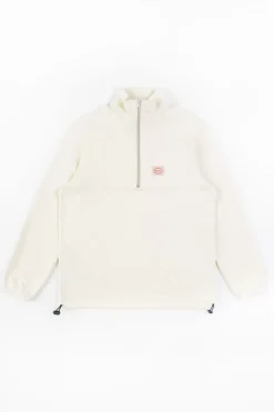 Outlet Rotholz Divided Half Zip Sweatshirt Off-White