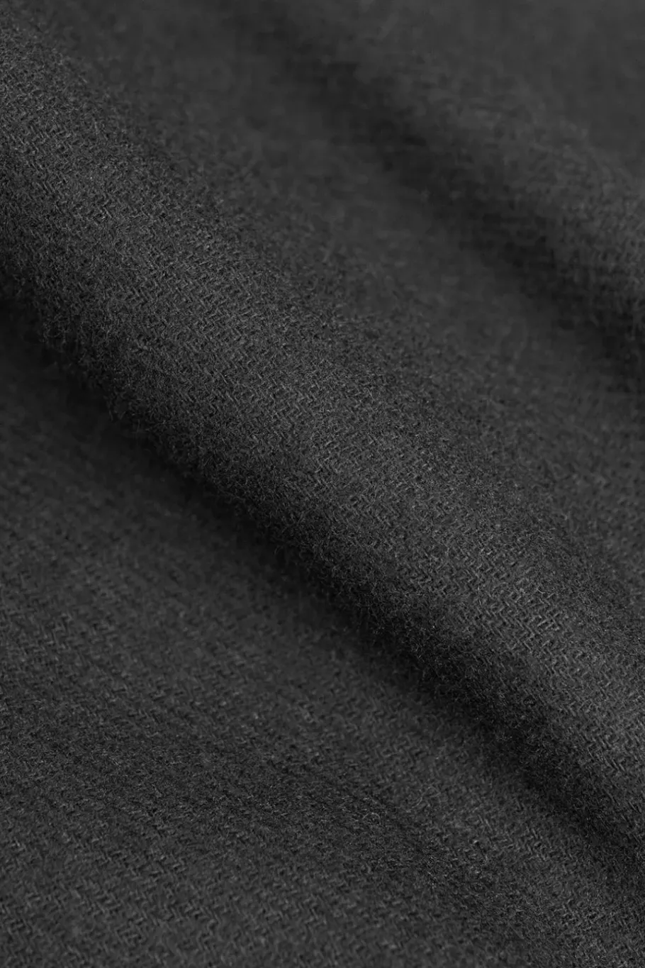 Online Rotholz Flanell Hemd Bio Baumwolle - Schwarz