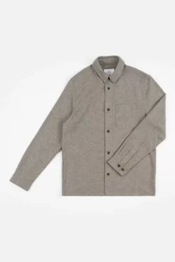Online Rotholz Flanell Hemd Bio Baumwolle - Braun Meliert