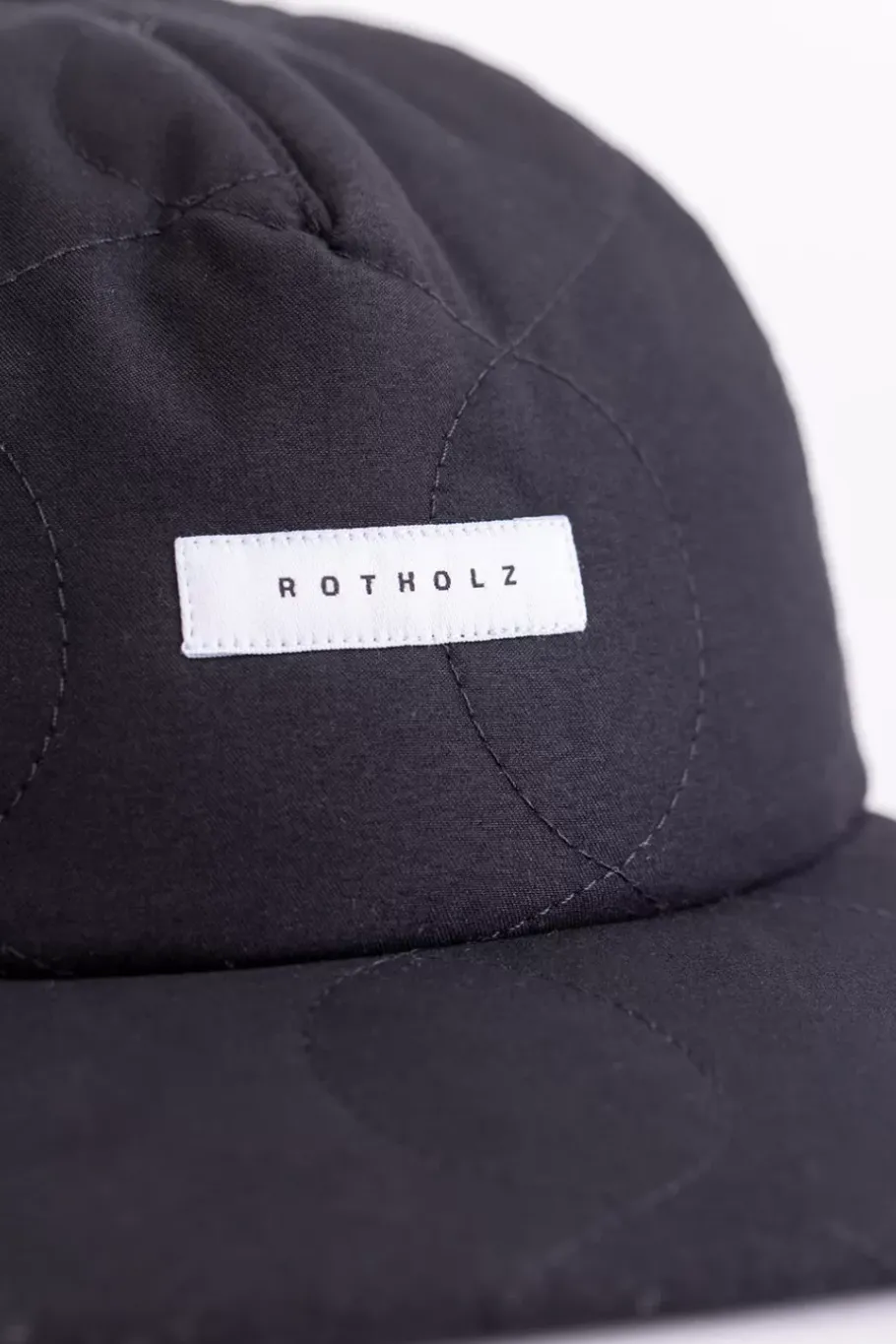 Rotholz Floppy Cap Aus Recyceltem Pes Schwarz