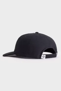 Rotholz Floppy Cap Aus Recyceltem Pes Schwarz