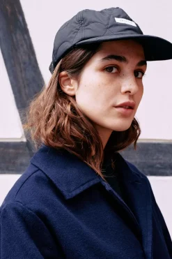 Rotholz Floppy Cap Aus Recyceltem Pes Schwarz