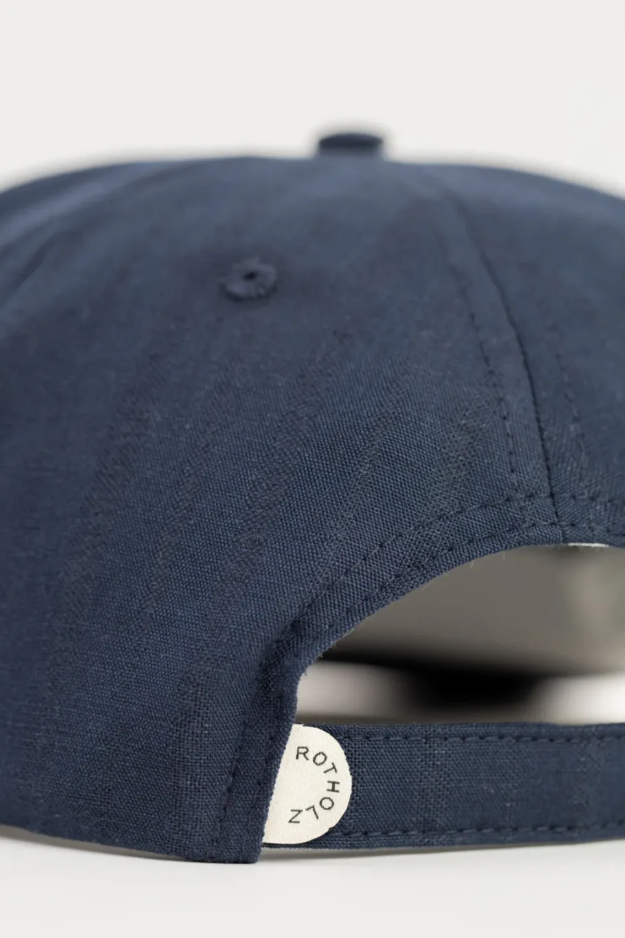 Online Rotholz Floppy Cap Leinen Mix - Dunkelblau