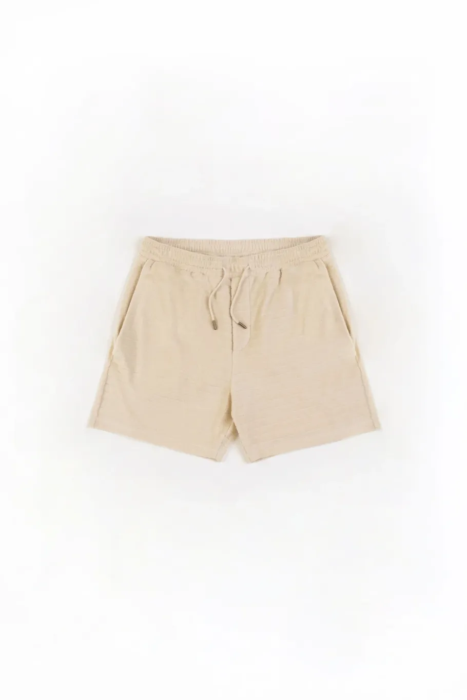 Sale Rotholz Frottee Shorts Aus Bio-Baumwolle Creme