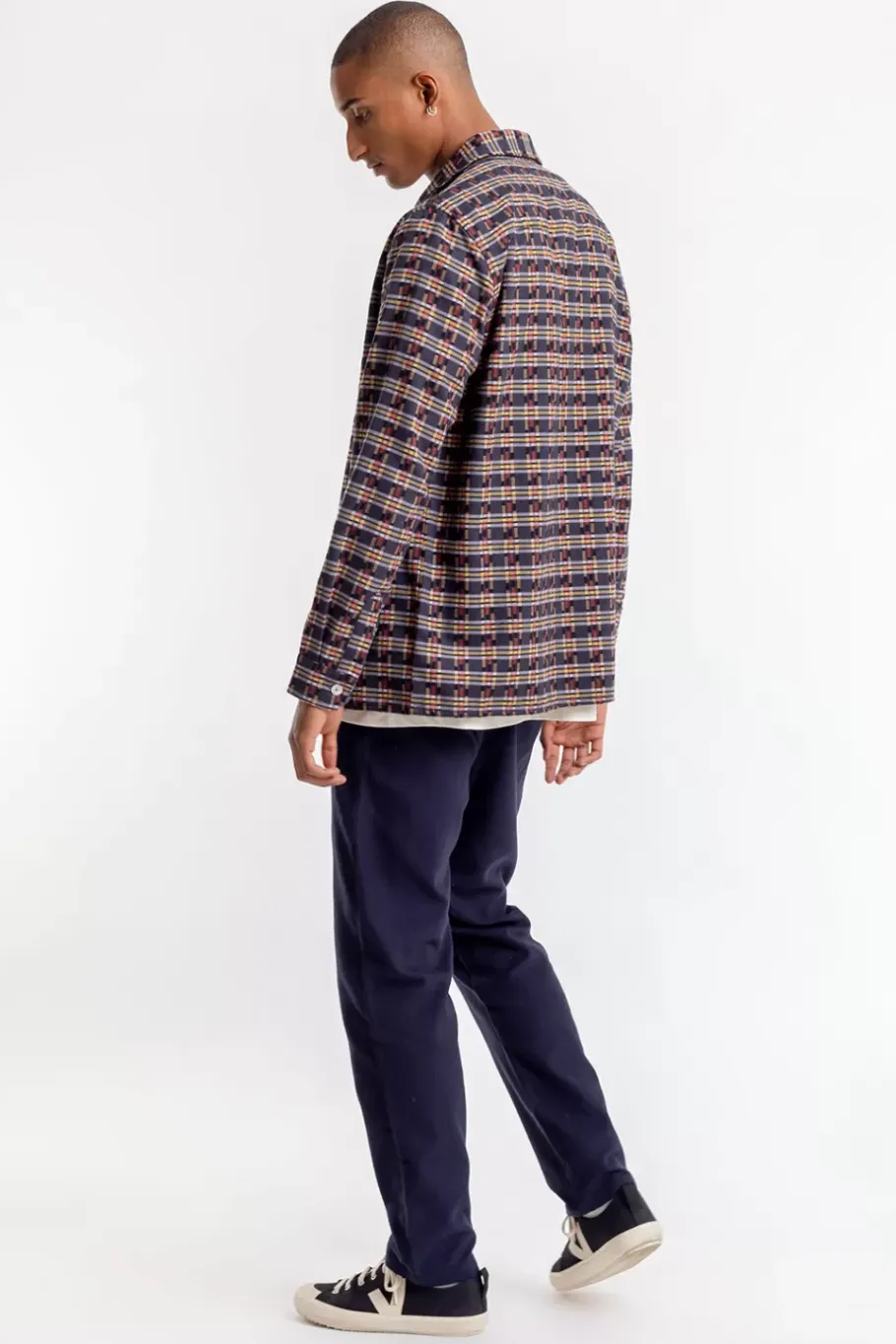 Online Rotholz Gemustertes Overshirt Aus Bio-Baumwolle