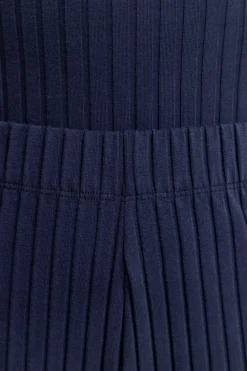 Discount Rotholz Gerippte Hose Bio Baumwolle - Dunkelblau