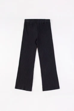 Hot Rotholz Gerippte Hose Bio Baumwolle - Schwarz