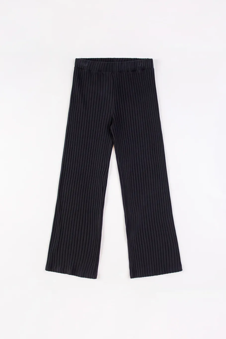 Hot Rotholz Gerippte Hose Bio Baumwolle - Schwarz
