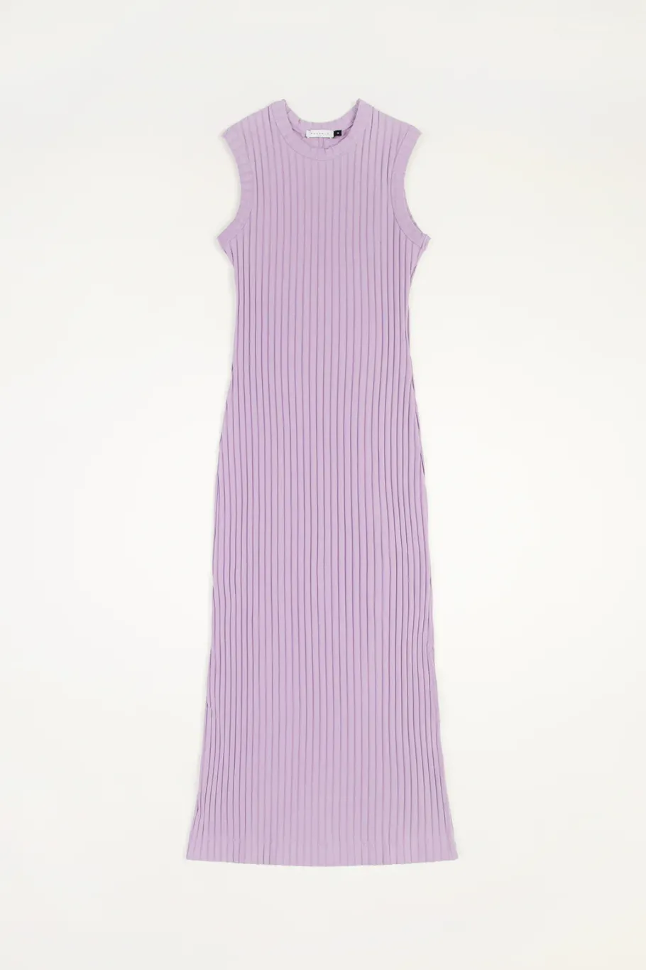 Discount Rotholz Geripptes Kleid Bio Baumwolle - Lavendel