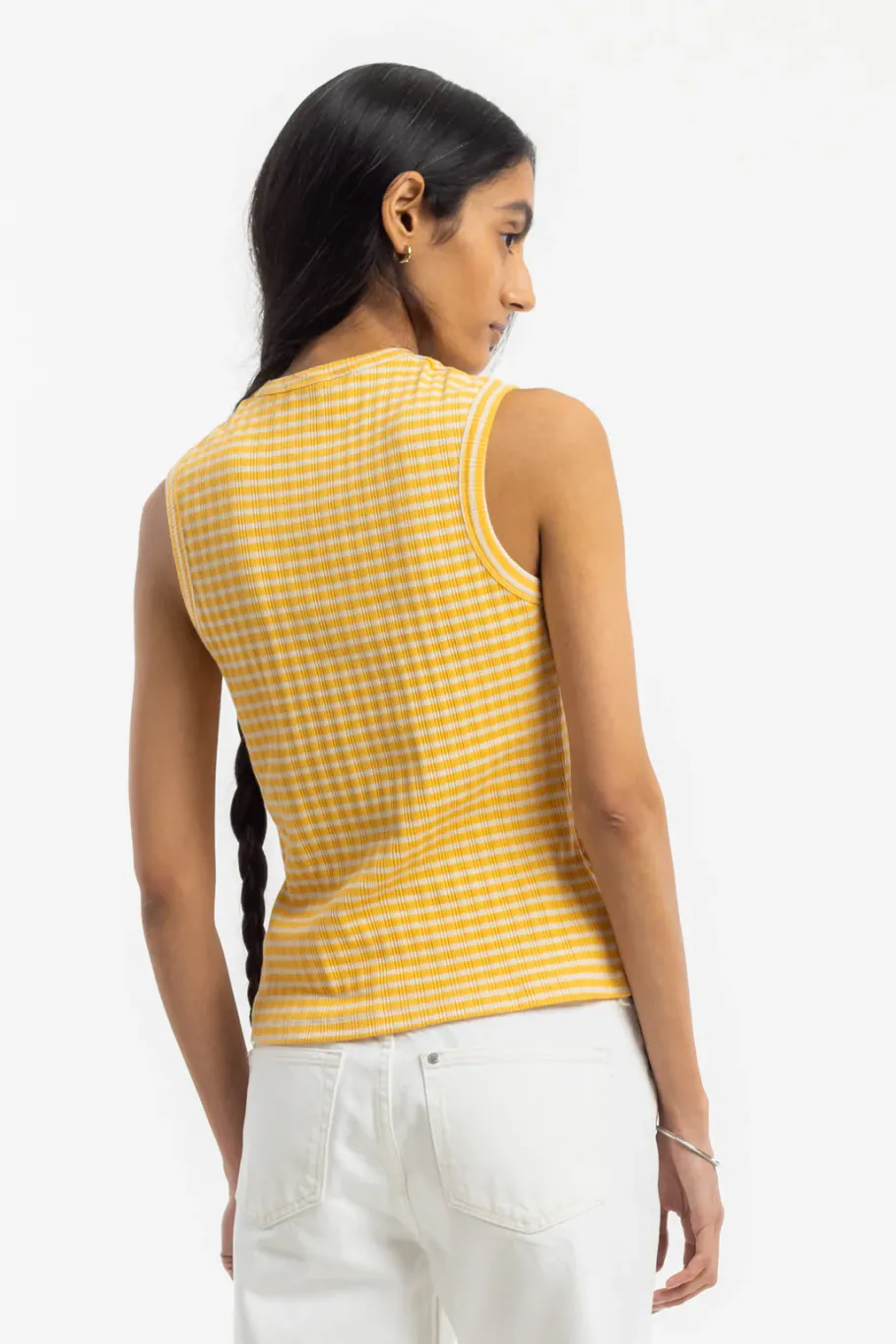 Discount Rotholz Geripptes Singlet Bio Baumwolle - Gestreift
