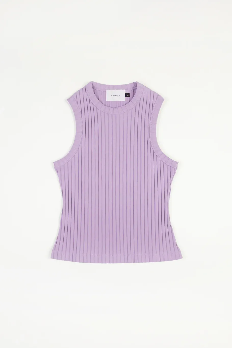 Online Rotholz Geripptes Singlet Bio Baumwolle - Lavendel