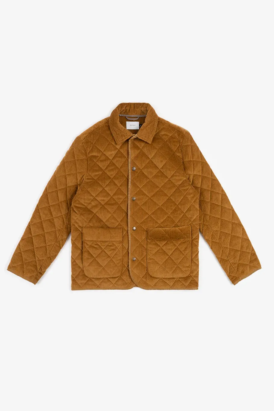 Online Rotholz Gesteppte Cord Jacke - Toffee