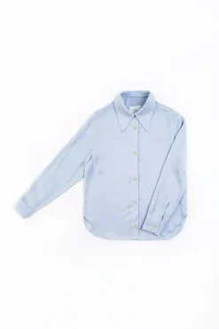 Outlet Rotholz Hemd Aus Lyocell Hellblau