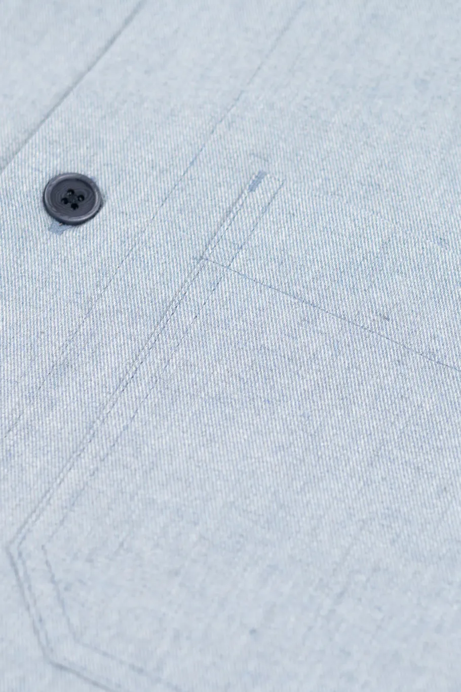 Hot Rotholz Hemd Bio Baumwolle - Denim Blau