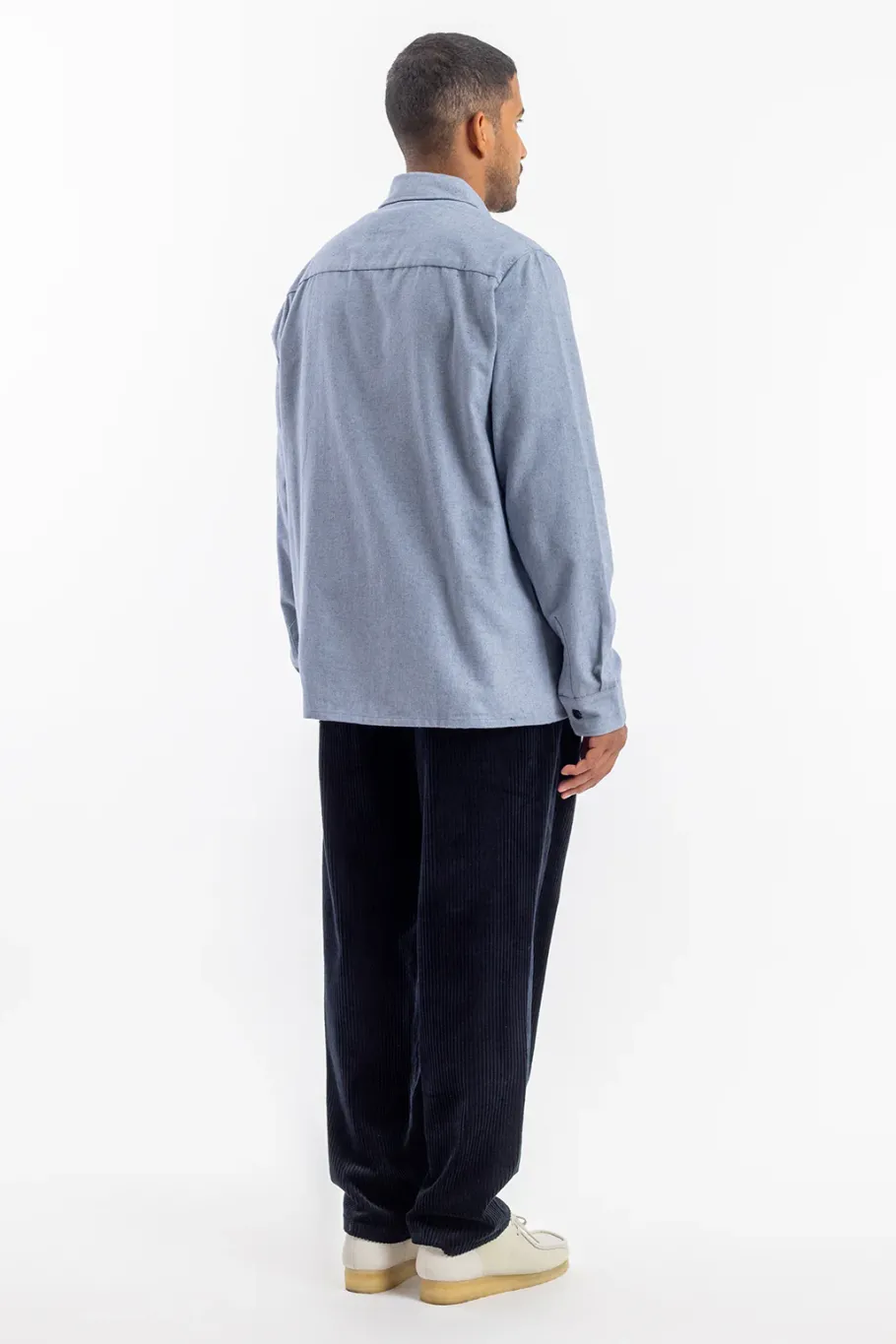 Online Rotholz Hemd Bio Baumwolle - Denim Blau