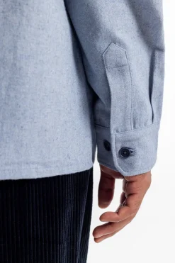 Online Rotholz Hemd Bio Baumwolle - Denim Blau