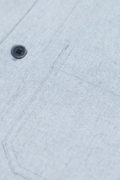 Online Rotholz Hemd Bio Baumwolle - Denim Blau