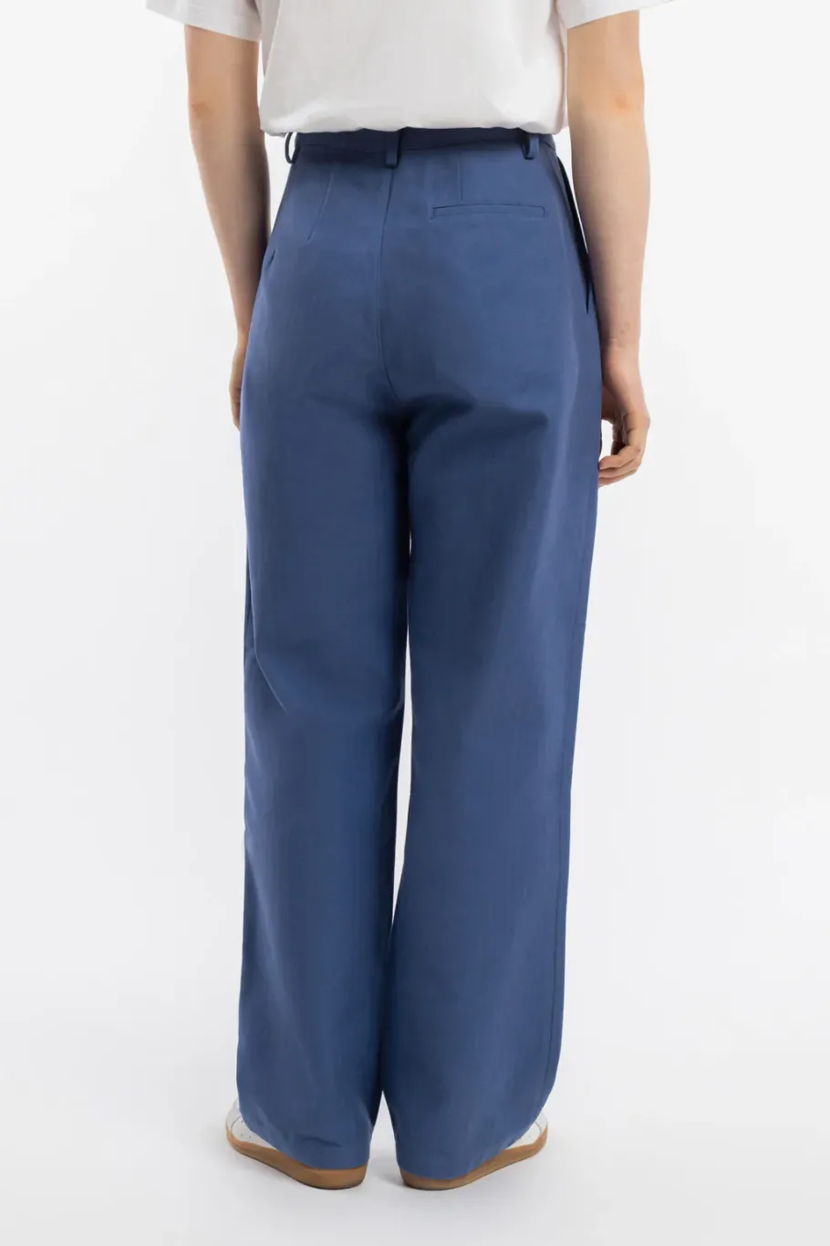 Best Rotholz High Waist Hose Bio-Baumwolle - Blau