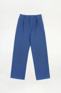 Best Rotholz High Waist Hose Bio-Baumwolle - Blau