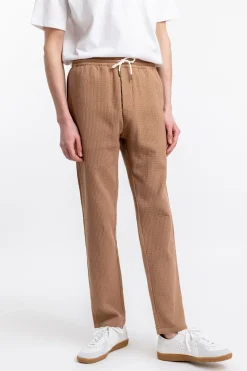 Hot Rotholz Hose Aus Strukturierter Bio-Baumwolle Braun