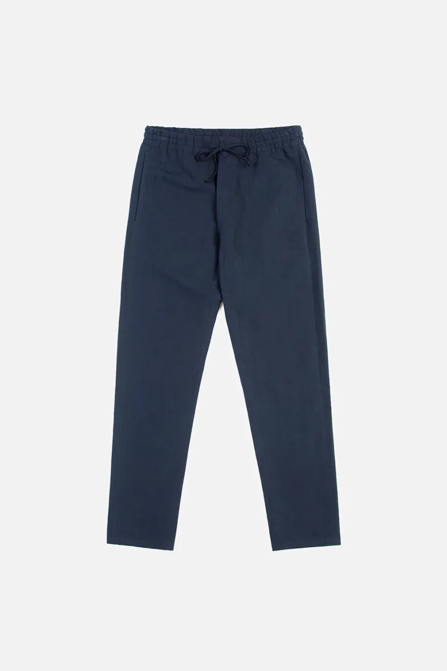 Hot Rotholz Hose Leinen Mix - Dunkelblau
