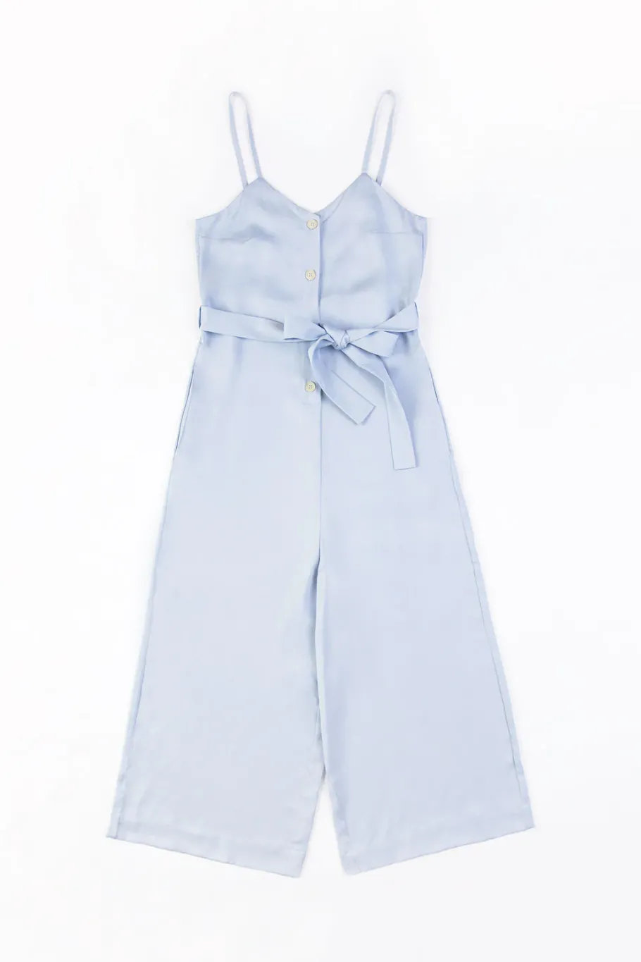 Online Rotholz Jumpsuit Aus Lyocell Hellblau