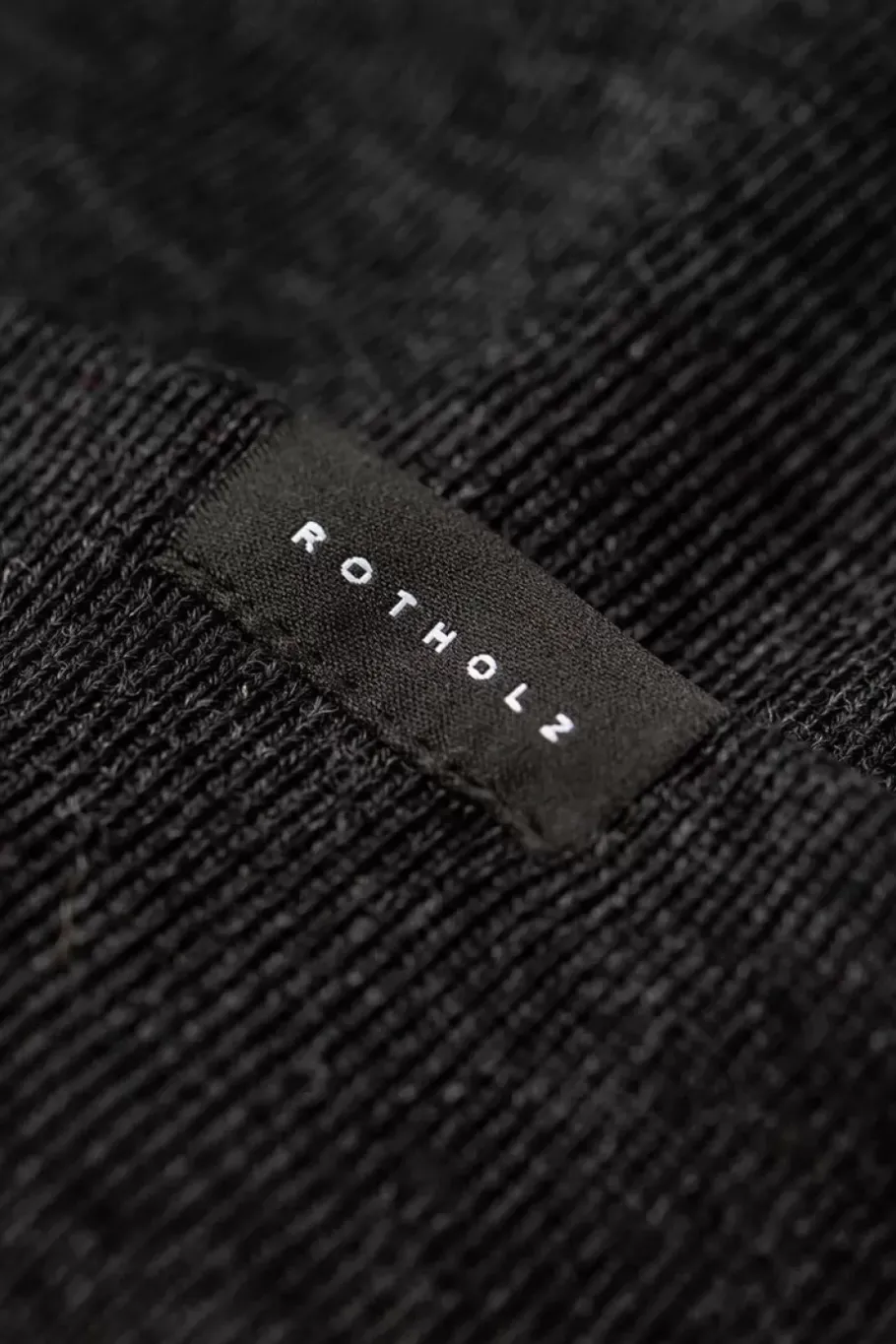 Sale Rotholz Klassische Mutze Merino Fein - Anthrazit