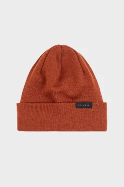 New Rotholz Klassische Mutze Merino Fein - Rot