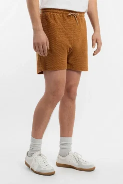 Online Rotholz Kurze Frottee Hose Bio Baumwolle - Karamell