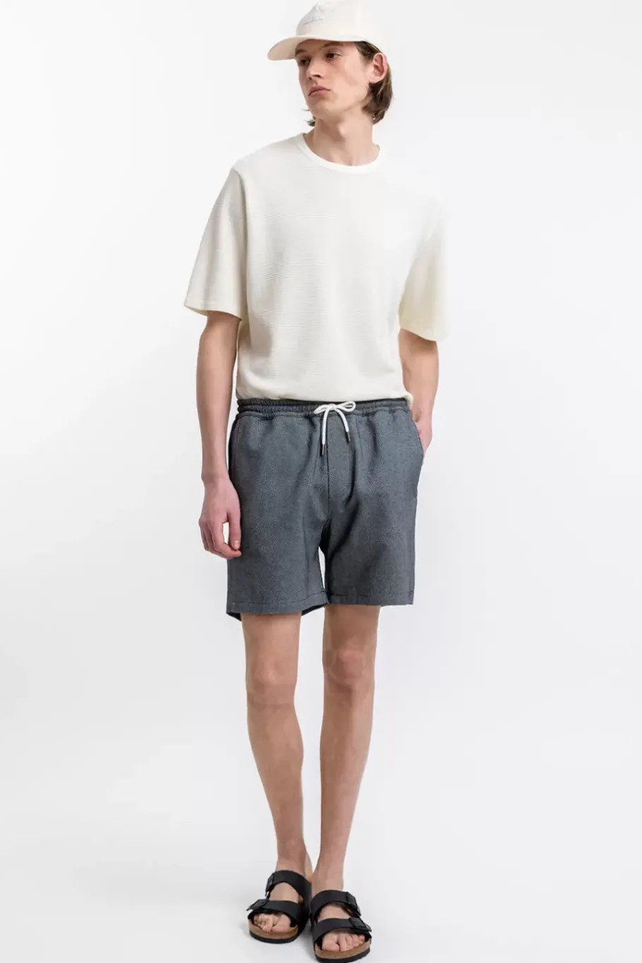 Online Rotholz Kurze Hose Aus Bio-Baumwoll Twill Schwarz Kariert