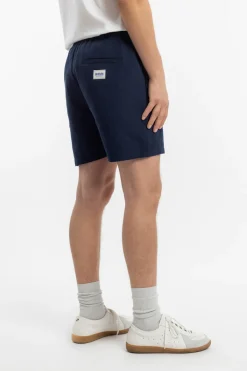 Rotholz Kurze Hose Leinen Mix - Dunkelblau