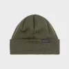 Best Rotholz Kurze Mutze Merino Fein - Olive