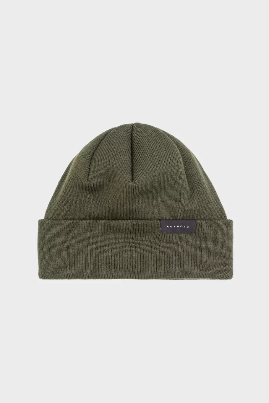 Best Rotholz Kurze Mutze Merino Fein - Olive