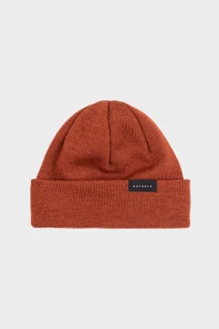 Online Rotholz Kurze Mutze Merino Fein - Rot