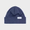 Sale Rotholz Kurze Mutze Merino Fein - Blau