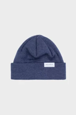 Sale Rotholz Kurze Mutze Merino Fein - Blau
