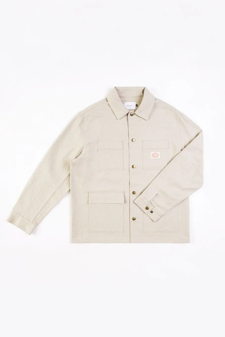 Rotholz Leichte Jacke Aus Bio Canvas Beige Kariert